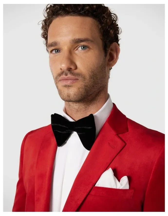 Politix Silk Pocket Square in White