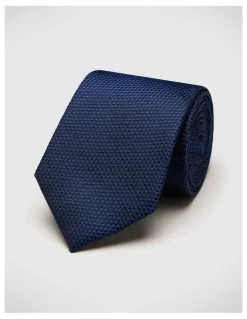 Politix Silk Textured Two-tone Tie in Royal