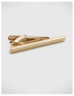 Politix Slim Line Metal Tie Pin in Gold