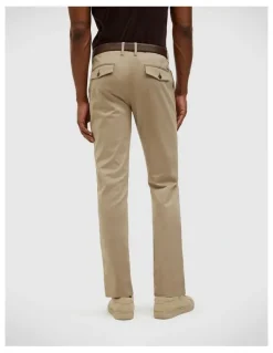 Politix Cotton-tencel Chino in Tan