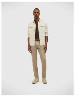 Politix Cotton-tencel Chino in Tan