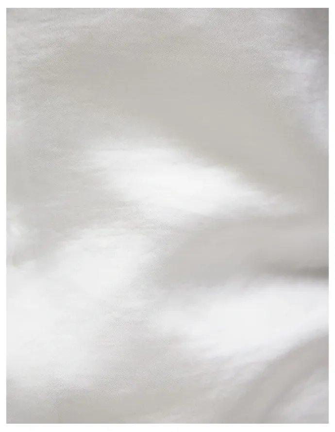 Politix Freddie Faux Silk Shirt in White