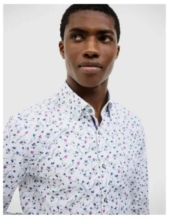 Politix George Floral Print Shirt in Multi