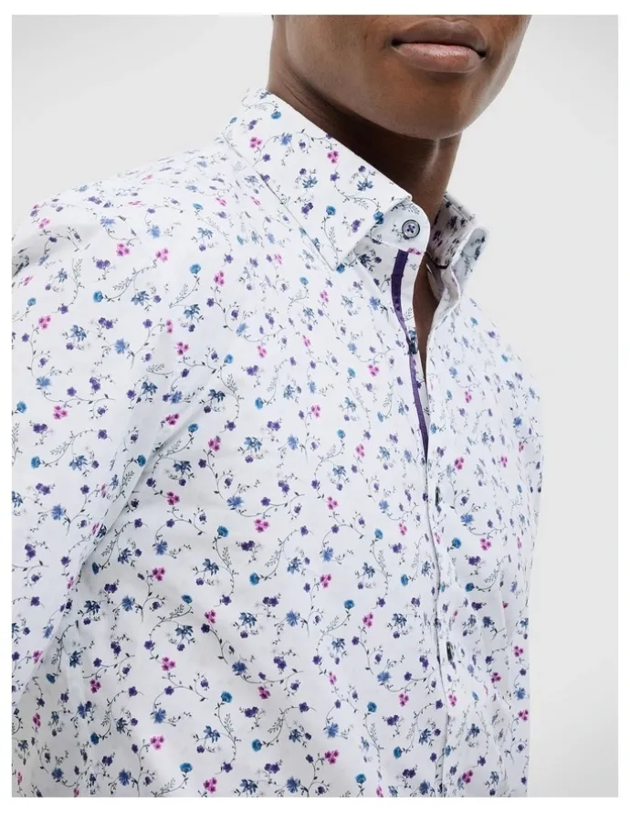 Politix George Floral Print Shirt in Multi