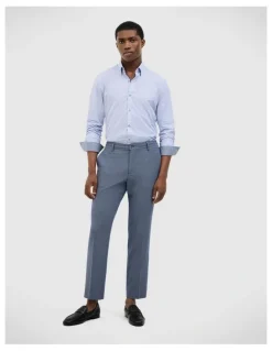 Politix Jacob Geo Print Shirt in Blue