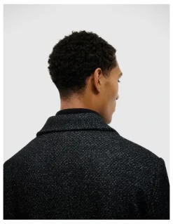 Politix Kennedy Wool-blend Coat in Black