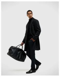 Politix Kennedy Wool-blend Coat in Black