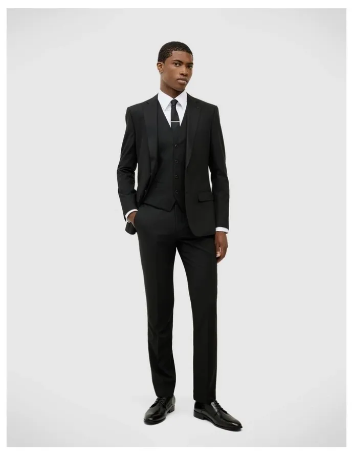 Politix Marco Tailored Pant in Black