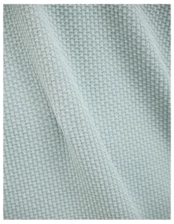 Politix Morgan Textured Zip-up Polo in Sage
