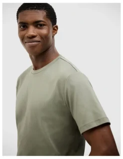 Politix Wills Performance Tee in Light Khaki