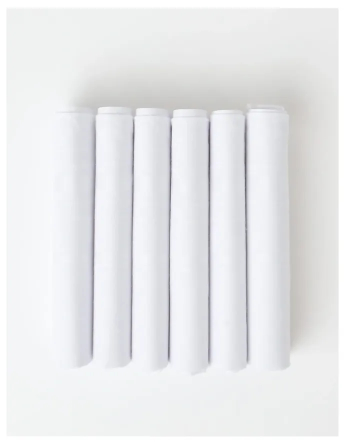 Polo Handkerchiefs 6 Pack in White