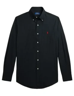 Polo Ralph Lauren Classic Fit Stretch Poplin Shirt in Black