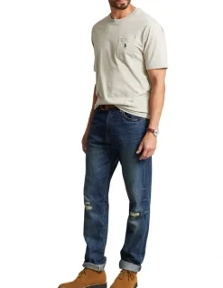 Polo Ralph Lauren Classic Fit Pocket T-shirt in Grey