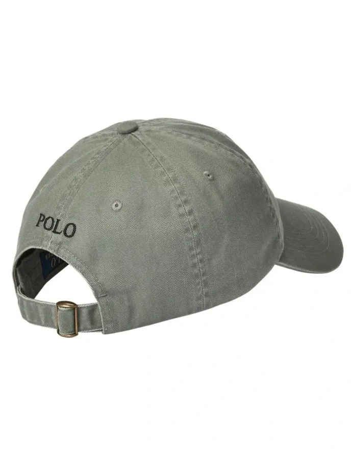 Polo Ralph Lauren Cotton Chino Ball Cap in Grey