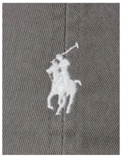 Polo Ralph Lauren Cotton Chino Ball Cap in Grey