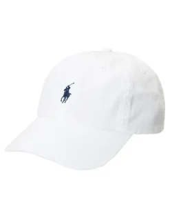 Polo Ralph Lauren Cotton Chino Baseball Cap in White
