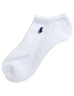 Polo Ralph Lauren Cotton-Blend Low-Cut Socks in White