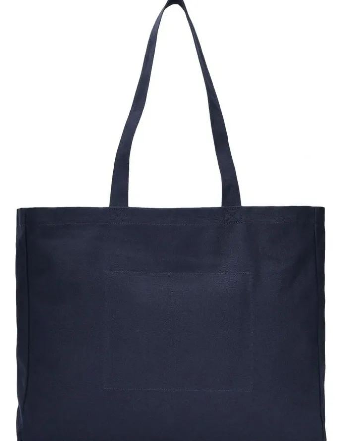 Polo Ralph Lauren Embroidered Canvas Tote in Navy