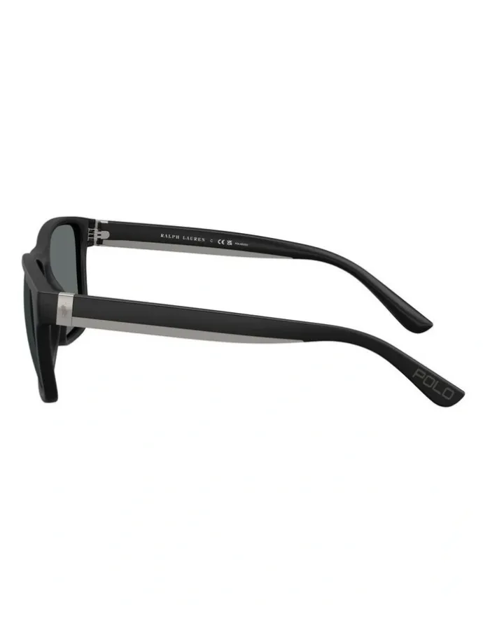 Polo Ralph Lauren Injected Polarised Sunglasses in Black