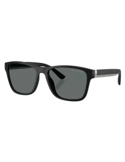 Polo Ralph Lauren Injected Polarised Sunglasses in Black