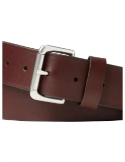 Polo Ralph Lauren Leather Roller-Buckle Belt in Brown