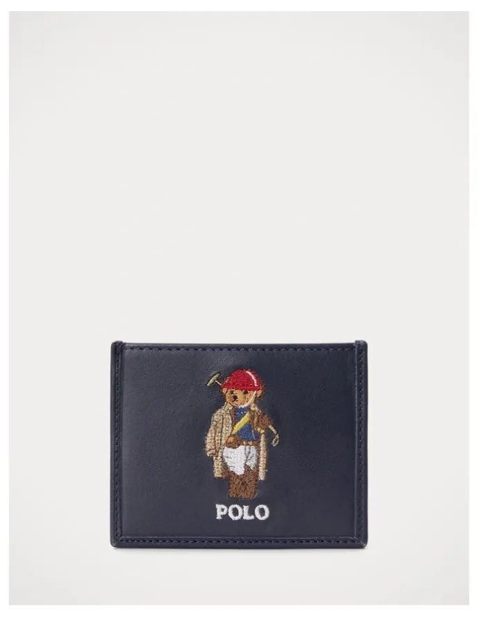 Polo Ralph Lauren Polo Bear Leather Card Case