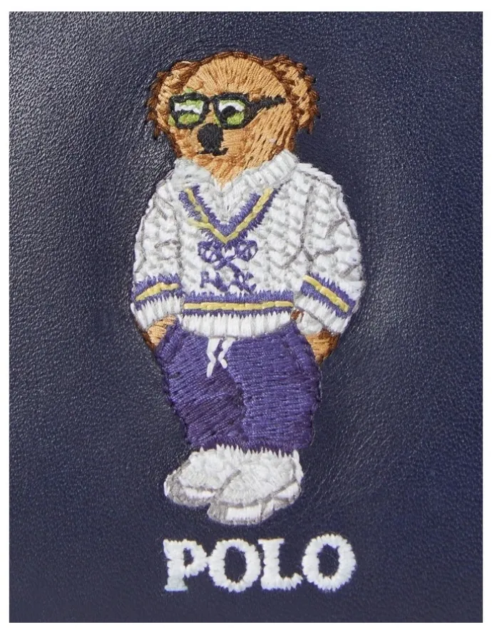 Polo Ralph Lauren Polo Bear Leather Card Case