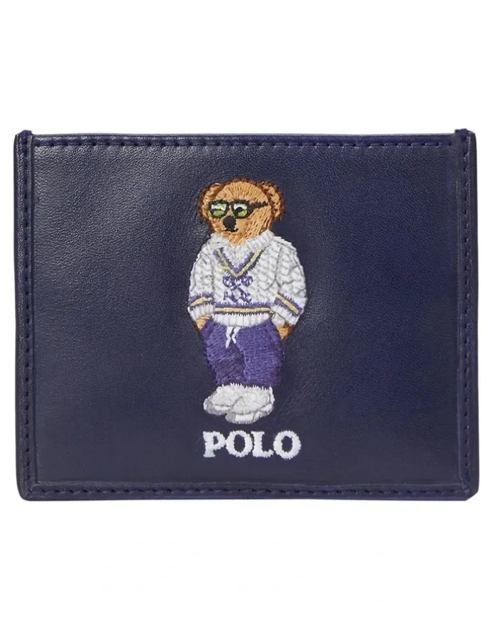 Polo Ralph Lauren Polo Bear Leather Card Case
