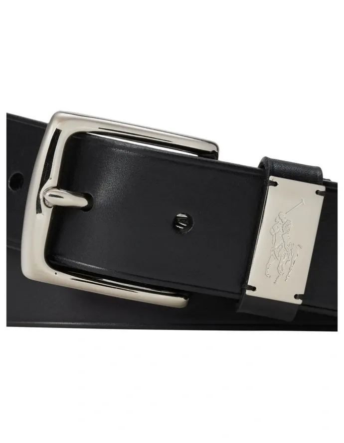 Polo Ralph Lauren Pony-Plaque Leather Belt