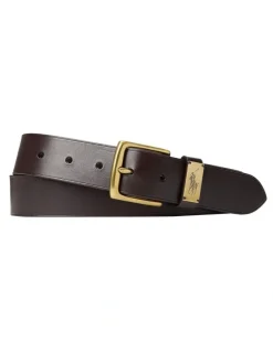 Polo Ralph Lauren Pony-Plaque Leather Belt