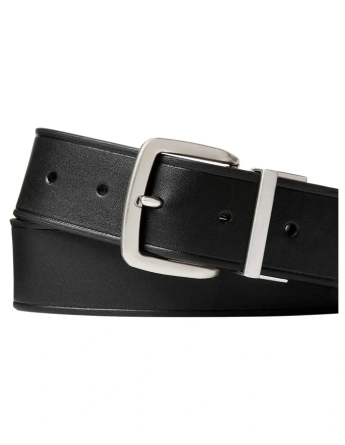 Polo Ralph Lauren Reversible Leather Belt in Black