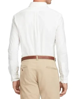 Polo Ralph Lauren Slim Fit Oxford Shirt in White