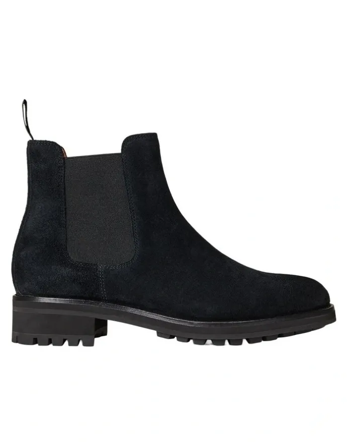 Polo Ralph Lauren Bryson Suede Chelsea Boot in Black