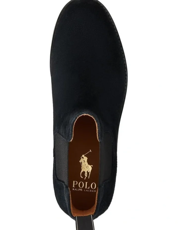 Polo Ralph Lauren Bryson Suede Chelsea Boot in Black