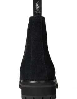 Polo Ralph Lauren Bryson Suede Chelsea Boot in Black
