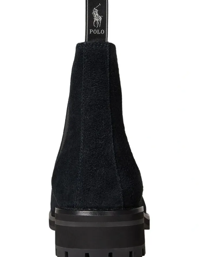 Polo Ralph Lauren Bryson Suede Chelsea Boot in Black