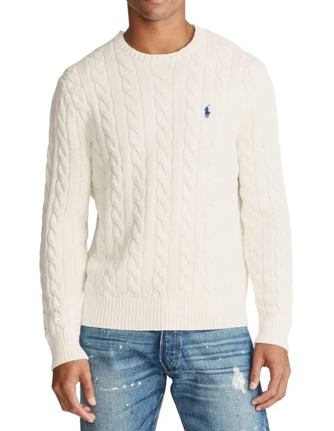 Polo Ralph Lauren Cable-Knit Cotton Sweater