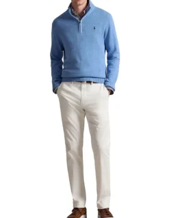 Polo Ralph Lauren Cotton Quarter-Zip Mockneck Sweater