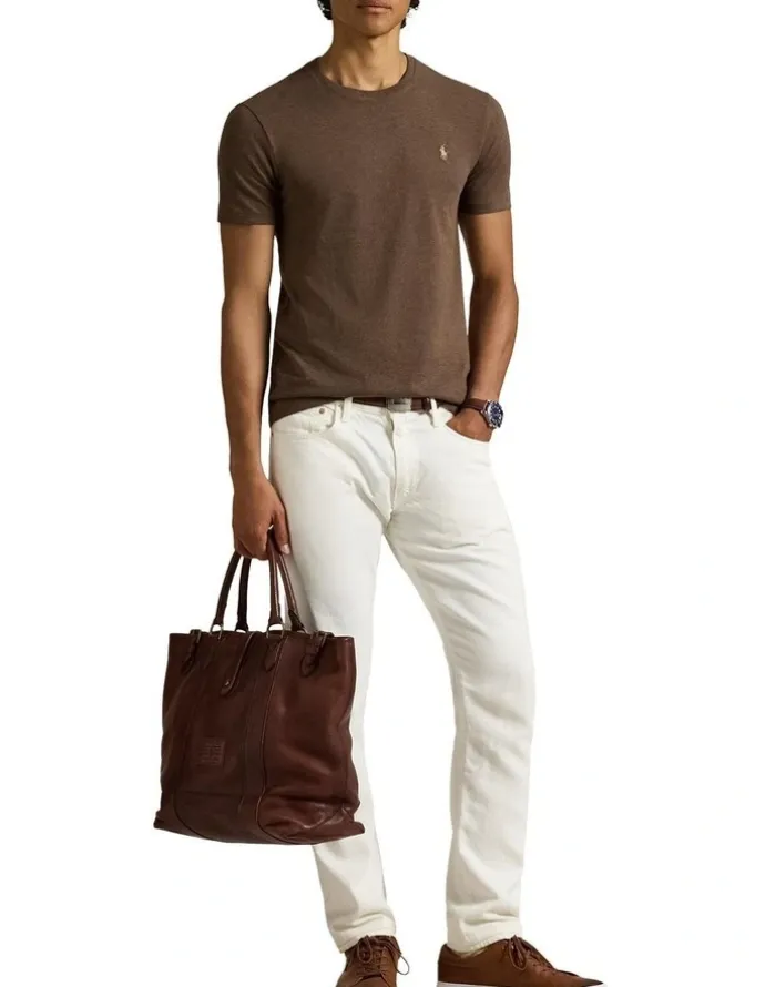 Polo Ralph Lauren Custom Slim Fit Jersey Crewneck T-Shirt