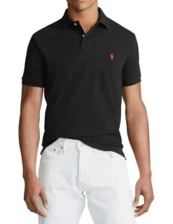 Polo Ralph Lauren Custom Slim Fit Mesh Polo Shirt