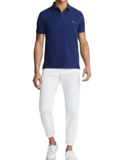 Polo Ralph Lauren Custom Slim Fit Mesh Polo Shirt