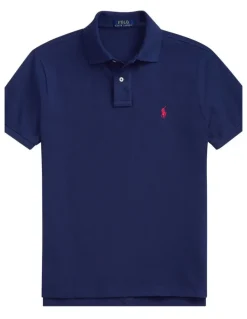 Polo Ralph Lauren Custom Slim Fit Mesh Polo Shirt