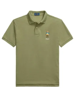 Polo Ralph Lauren Custom Slim Polo Shirt in Green