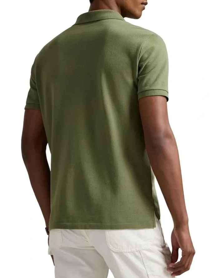 Polo Ralph Lauren Custom Slim Polo Shirt in Green