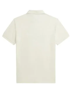 Polo Ralph Lauren Custom Slim Fit Mesh Polo Shirt in Natural