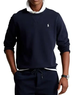 Polo Ralph Lauren Double Knit Sweatshirt in Navy