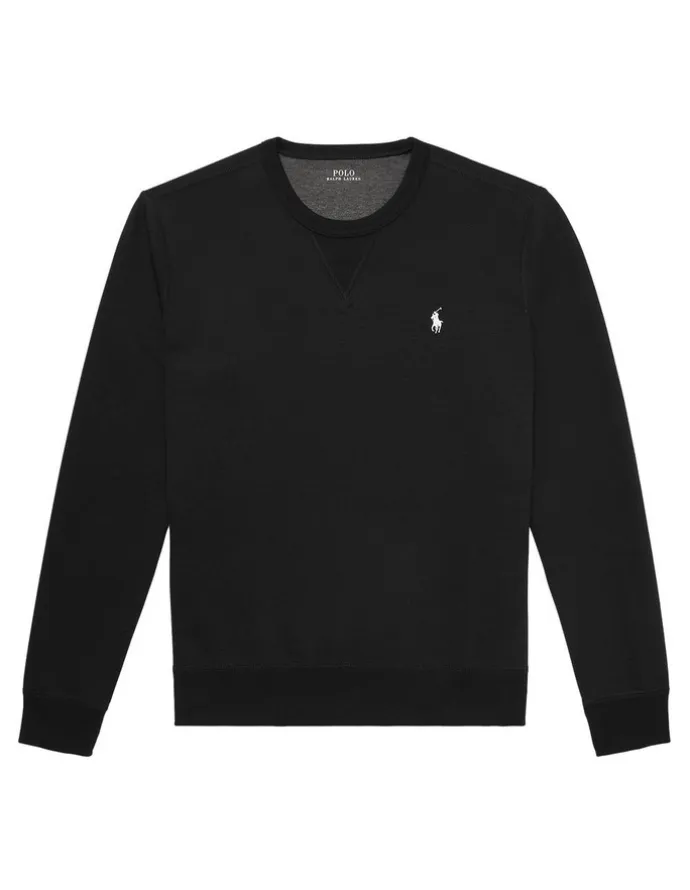 Polo Ralph Lauren Double Knit Sweatshirt in Black