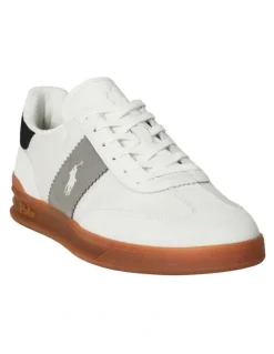 Polo Ralph Lauren Heritage Aera Suede-Paneled Sneaker