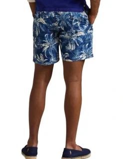 Polo Ralph Lauren Palm Island Swim Trunk 7.25-Inch in Blue