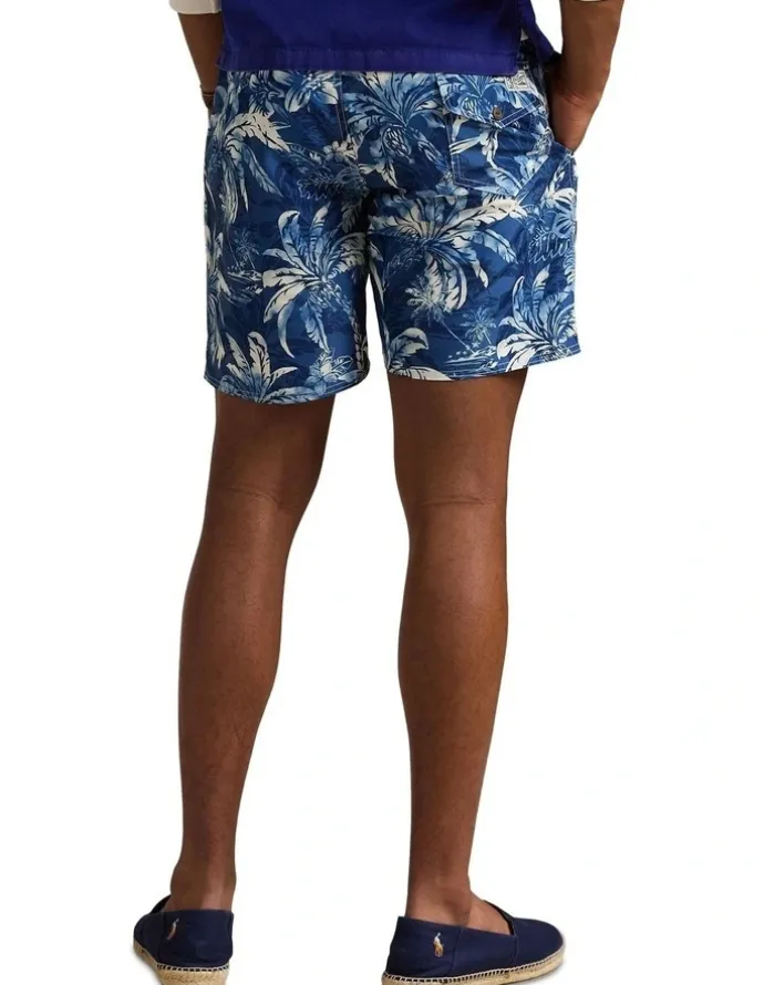 Polo Ralph Lauren Palm Island Swim Trunk 7.25-Inch in Blue